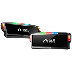 Ascher Racing 8" Dashboard, 26 RGB LEDs with SteadiColor