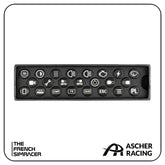 Ascher Racing x Lovely Sim Racing Button Caps - The French Simracer
