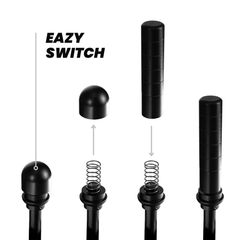 AWIN Racing Sequential Shifter Handle for HyperShift, black matte anodised aluminium