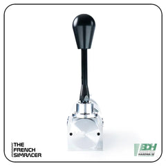 BDH H2SQ Silver – H-pattern + Sequential Shifter for Sim Racing - The French Simracer
