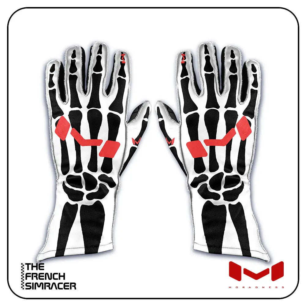 Bones X-Ray Gloves by Moradness - The French Simracer