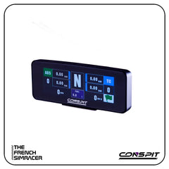 CONSPIT CSD Nano – Compact Telemetry Dashboard for ARES Wheelbases - The French Simracer