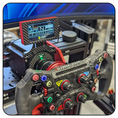 Carbon Support for Lap Timer V2 Vocore Edition - The French Simracer