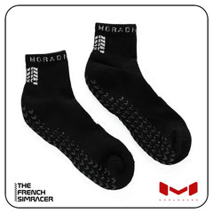 Classic Black Sim Socks (Ankle) by Moradness - The French Simracer