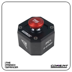 Conspit CES E-Stop – Emergency Stop Button for Ares Direct Drive Bases - The French Simracer