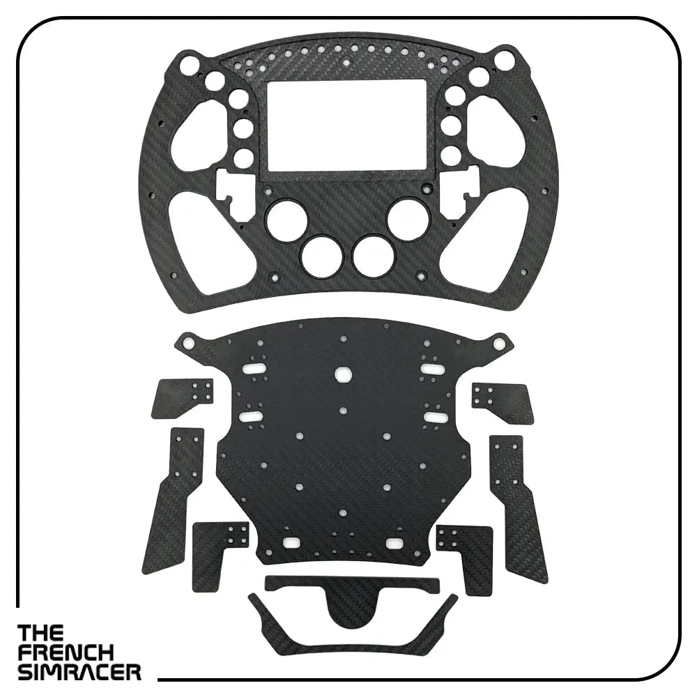 DIY - Set Plaques Carbone - HYP-R - The French Simracer