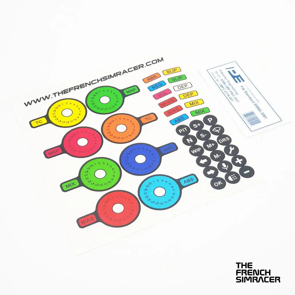 DIY - Stickers LMP PRO - The French Simracer