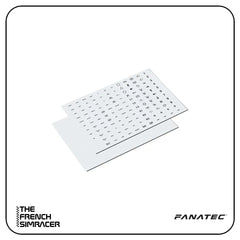 Fanatec Button Caps and Sticker Set - The French Simracer