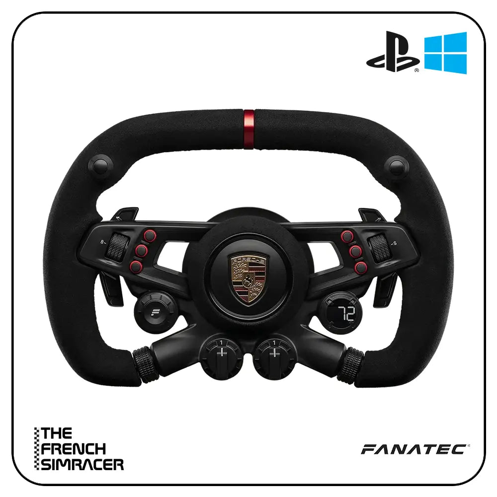 Fanatec CSL Elite Steering Wheel Porsche Vision GT - The French Simracer
