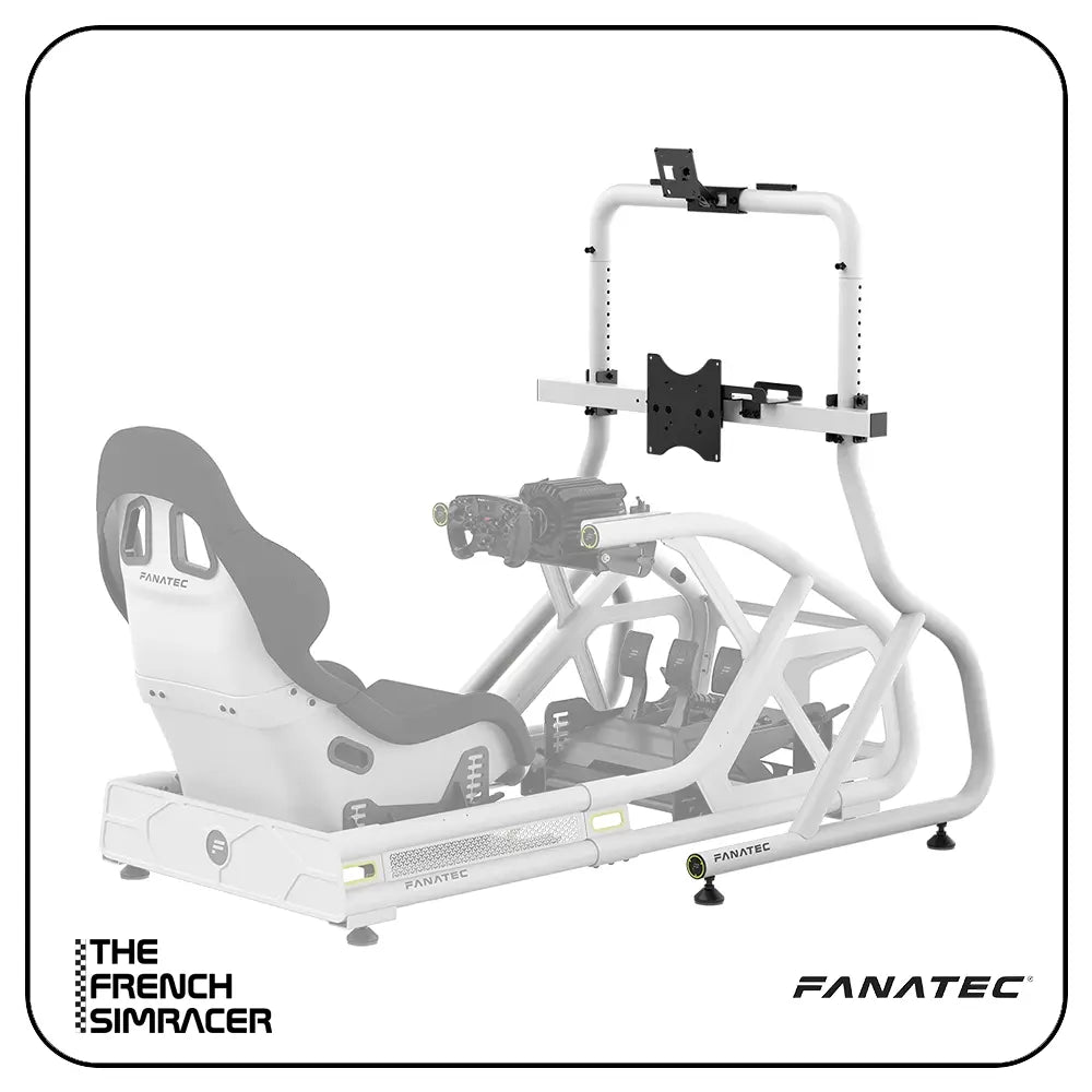 Fanatec GT Cockpit Monitor Stand (White) - The French Simracer