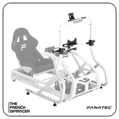Fanatec GT Cockpit Monitor Stand (White) - The French Simracer