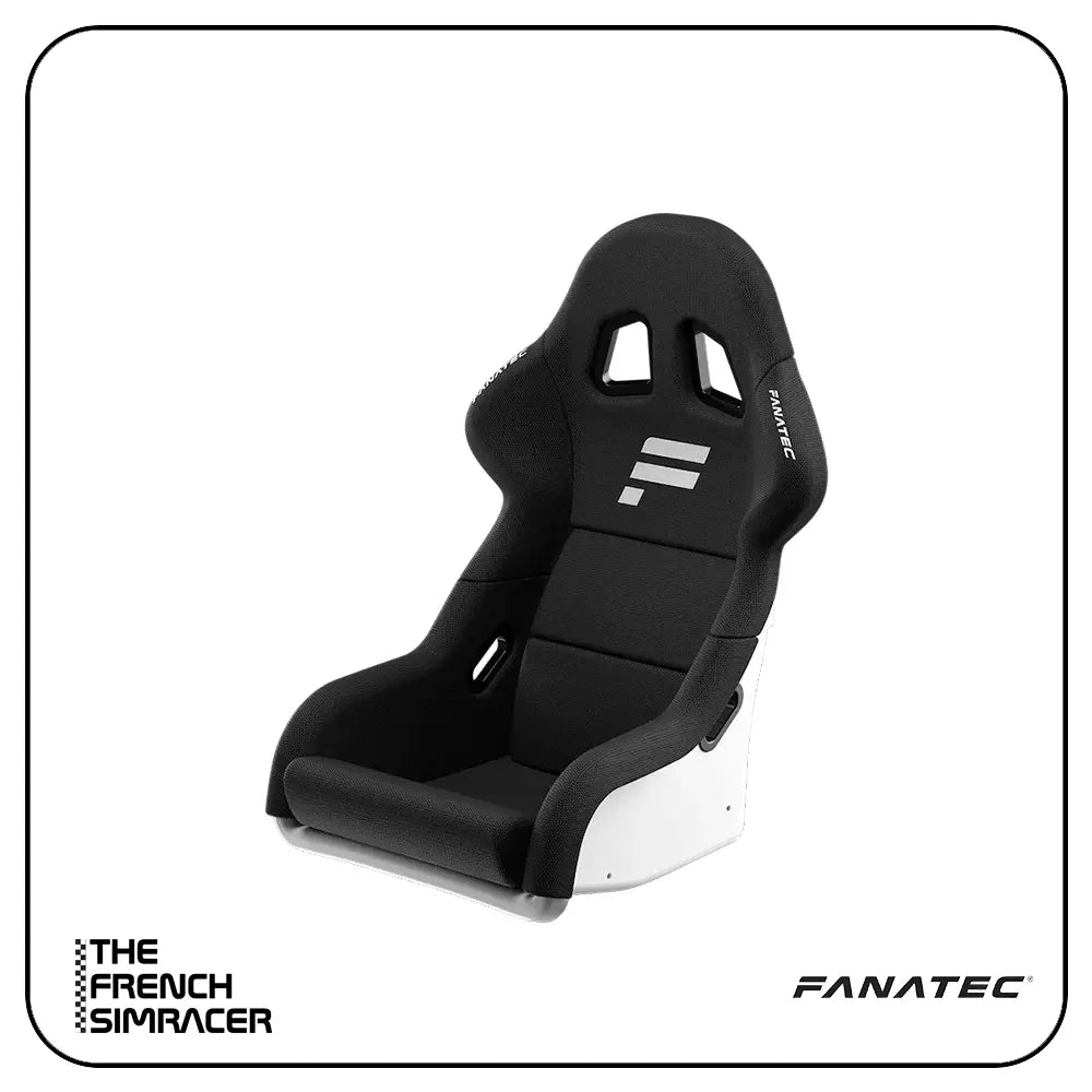 Fanatec GT Cockpit Seat – White - The French Simracer
