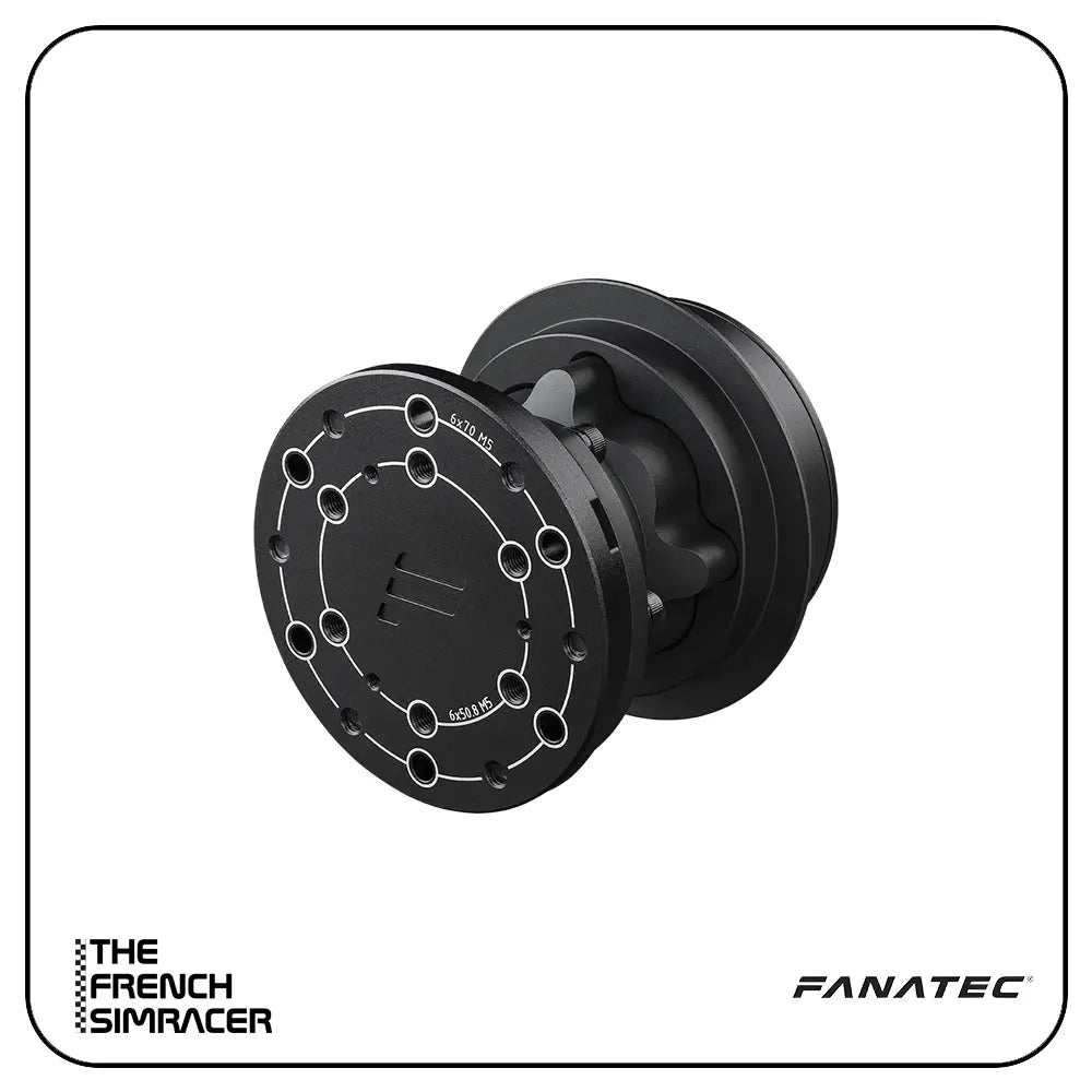 Fanatec Wheel Hub – Simplified Hub with QR2 Pre-installed for Third-Party Wheels - The French Simracer