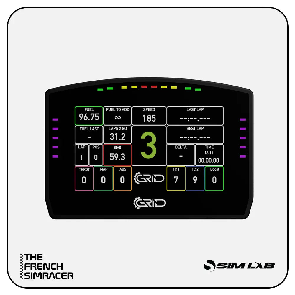 GRID DDU5 Dashboard Display Unit - The French Simracer