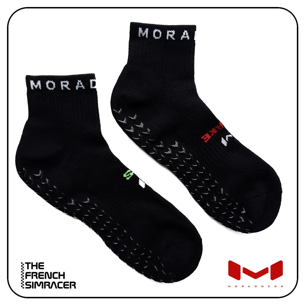 Gas N' Brake Sim Socks (Ankle) by Moradness - The French Simracer