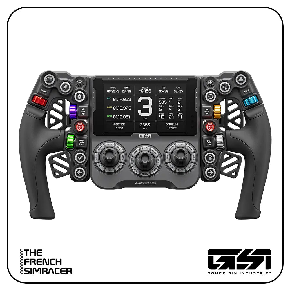 Gomez Sim Industries Artemis Steering Wheel - The French Simracer