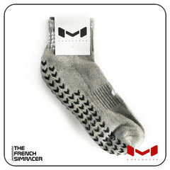 Grey Sim Racing Socks (Ankle) by Moradness - The French Simracer