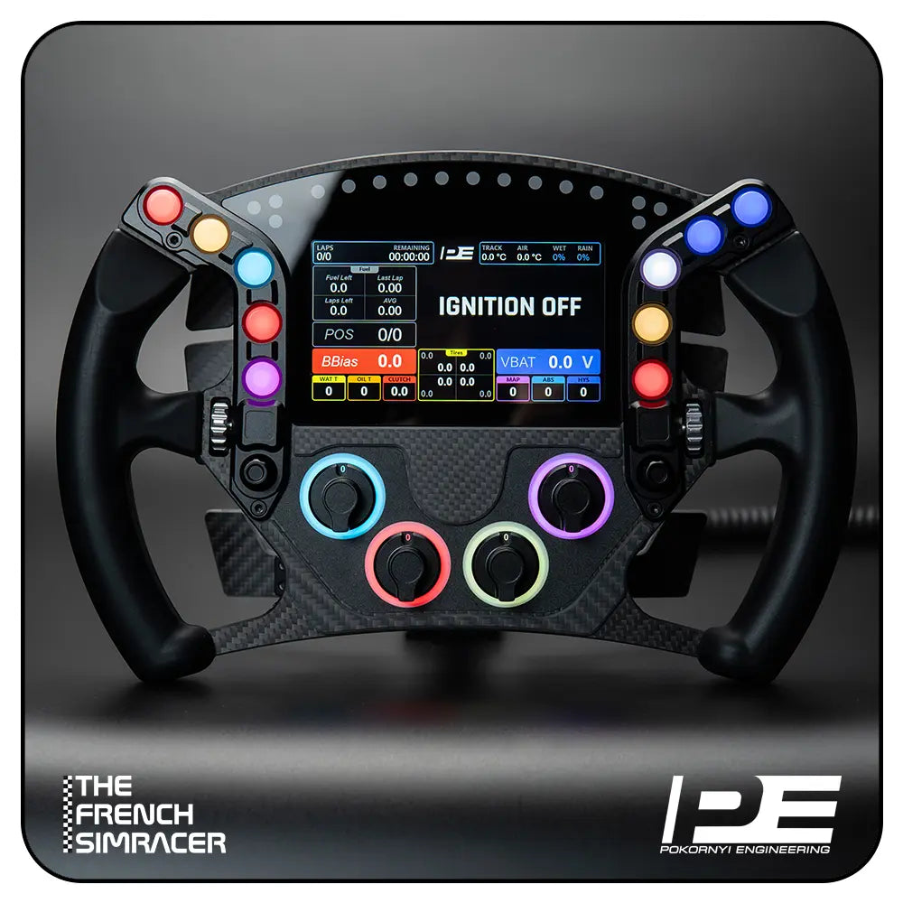 HYP-R PRO Steering Wheel - Pokornyi Engineering - The French Simracer