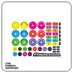 LeoXZ - Custom Stickers - The French Simracer