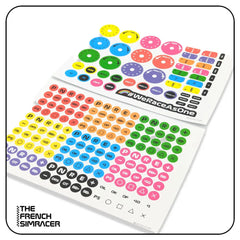 LeoXZ - Custom Stickers - The French Simracer