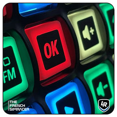 Lovely Sim Racing 13mm Button Box Stickers - The French Simracer