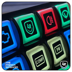 Lovely Sim Racing 13mm Button Box Stickers - The French Simracer