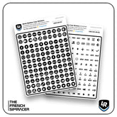Lovely Sim Racing 8mm Button Cap Sticker Bundle (2025) - The French Simracer