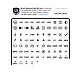 Lovely Sim Racing 8mm Inverse Button Cap Stickers (2025) - The French Simracer