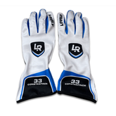 Lovely Sim Racing Gloves Long v2 (White) - The French Simracer