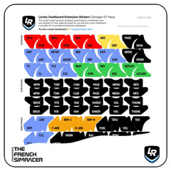 Lovely Sim Racing Rotary Dial Extensions (Simagic GT Neo) - The French Simracer