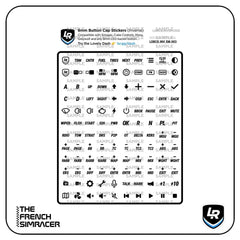 Lovely Sim Racing Simagic GT Neo Sticker Bundle - The French Simracer