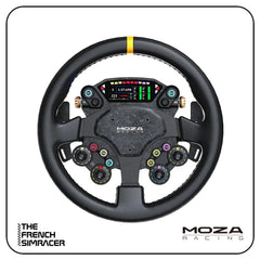 MOZA CS Pro Steering Wheel – 325mm GT Wheel with Built-In Display - The French Simracer
