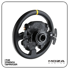 MOZA CS Pro Steering Wheel – 325mm GT Wheel with Built-In Display - The French Simracer