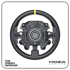 MOZA CS Pro Steering Wheel – 325mm GT Wheel with Built-In Display - The French Simracer