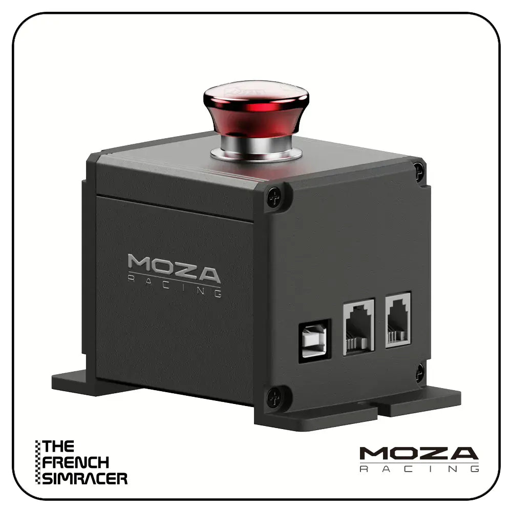 MOZA E-Stop Switch – Emergency Stop for MOZA Direct Drive Wheelbases - The French Simracer