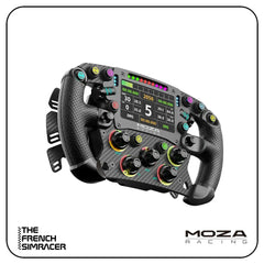 MOZA FSR2 Formula Steering Wheel – 280mm Formula Wheel with 4.3" Touchscreen - The French Simracer