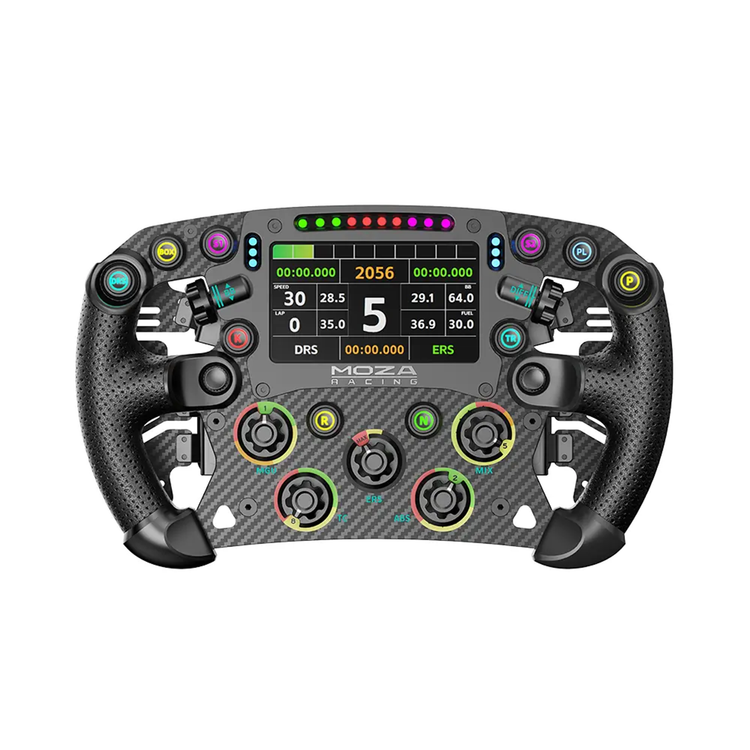 MOZA FSR2 – Volant Formula 280mm avec Écran Tactile 4,3" - The French Simracer