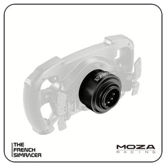 MOZA Quick Release Adapter – 70mm PCD Adapter for MOZA Wheelbases - The French Simracer
