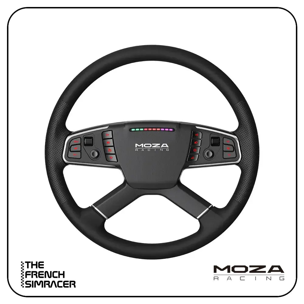MOZA TSW Truck Wheel – 400mm Dedicated Truck Simulation Steering Wheel - The French Simracer