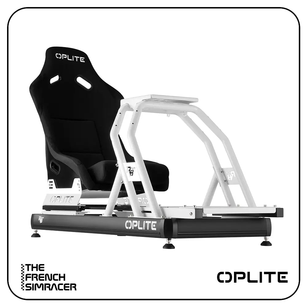 Oplite R8 Fury – White Sim Racing Cockpit - The French Simracer