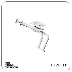 Oplite R8 Gear Shift Handbrake Holder White - The French Simracer