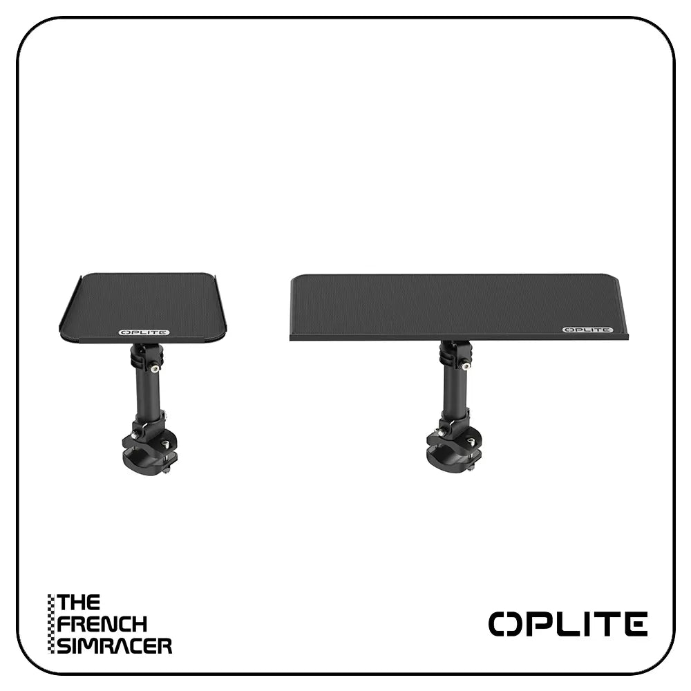 Oplite R8 Keyboard & Mouse Tray Black - The French Simracer
