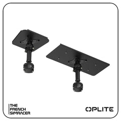 Oplite R8 Keyboard & Mouse Tray Black - The French Simracer
