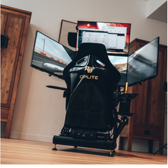Oplite R8 – Support Écran Supérieur Blanc - The French Simracer