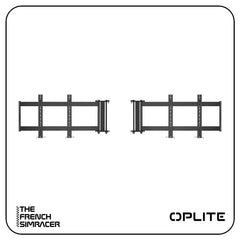 Oplite R8 / S8 Extensions Triple Screen Mount - The French Simracer