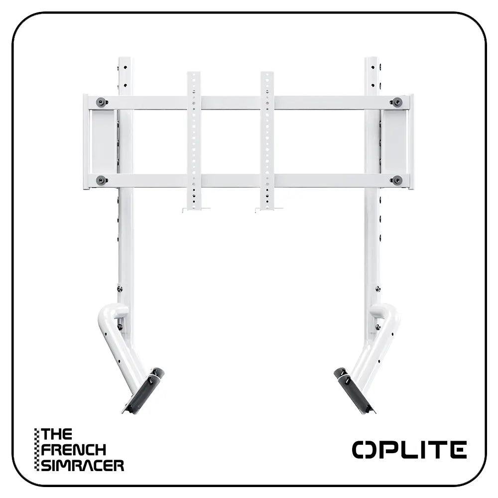 Oplite R8 Single Monitor Mount – White - The French Simracer