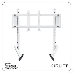Oplite R8 Single Monitor Mount – White - The French Simracer