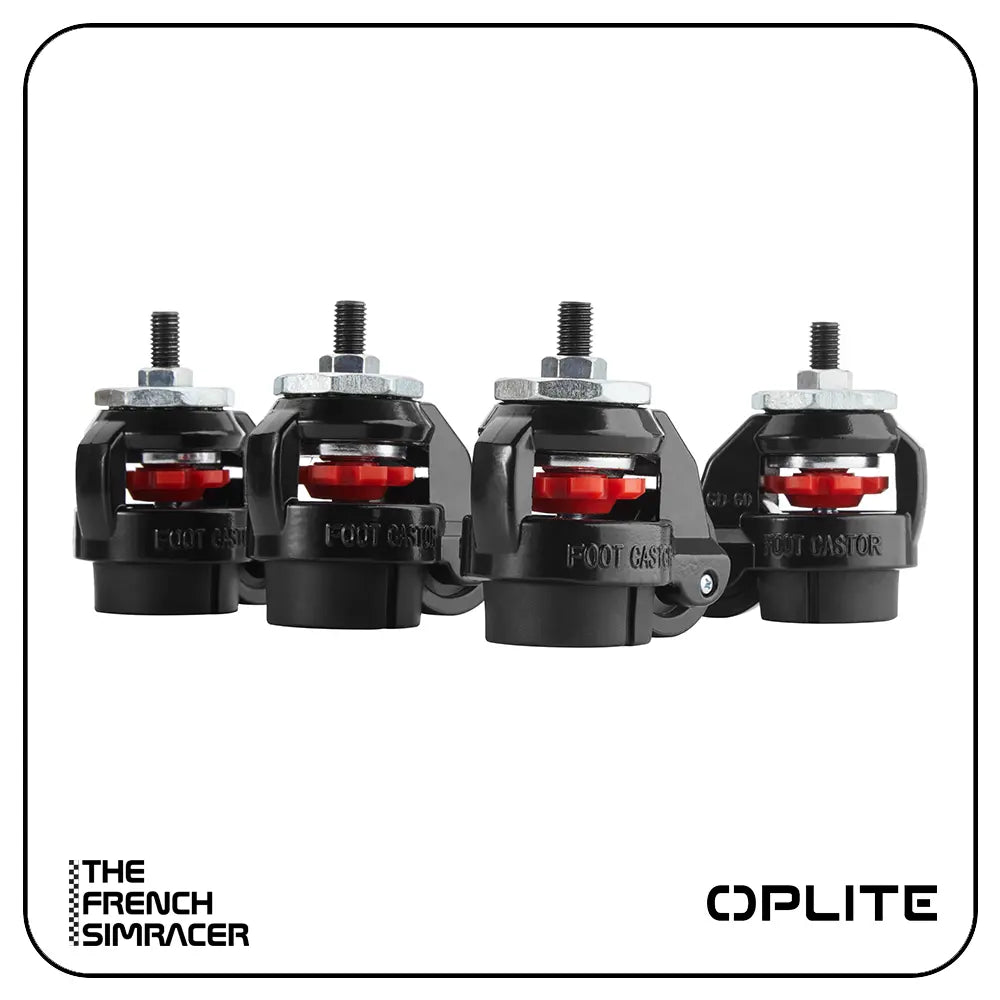 Oplite R8 Supreme Castor Wheel – Mobility & Stability Kit - The French Simracer