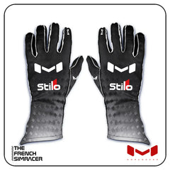 Raw Carbon Gloves by Moradness - The French Simracer