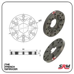 SRM - QR Adapter V2 for Fanatec QR1 and QR2 - The French Simracer
